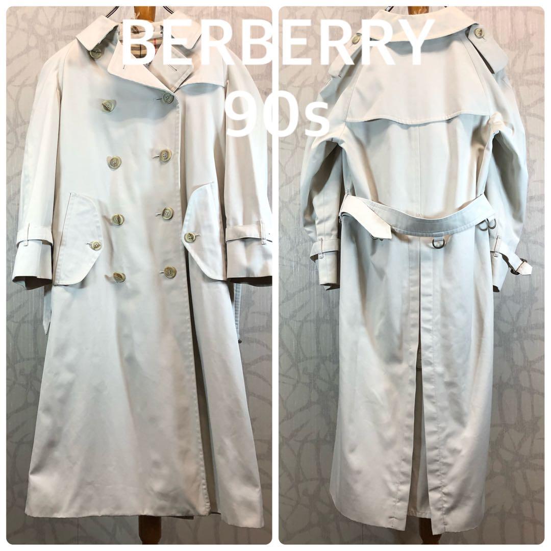 バーバリーズ　BERBERRY トレンチコート ノバチェック ベルト付き　R