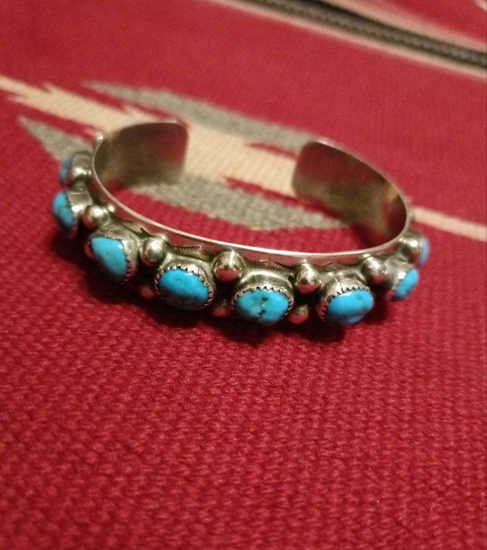 最終価格インディアンジュエリー ターコイズバングル