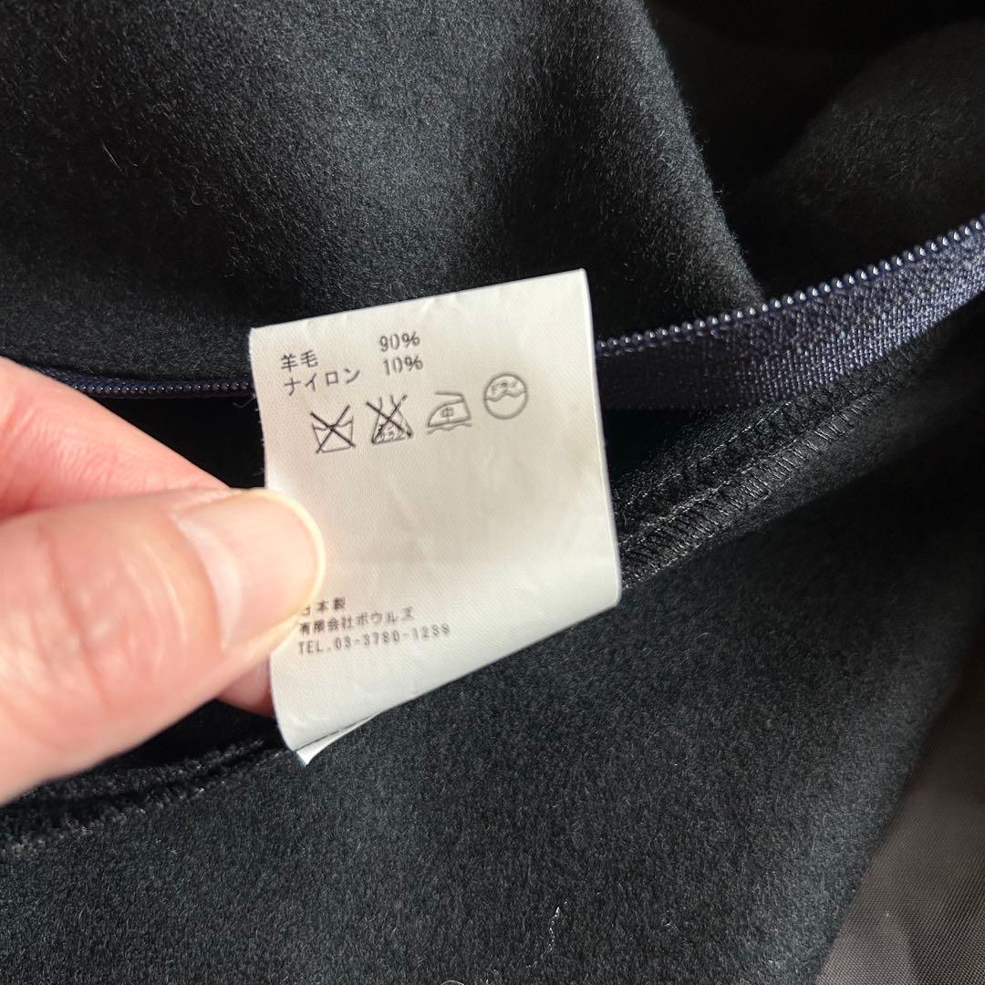 美品 HYKE ハイク トレンチコート ウールライナー付き サイズ1 黒