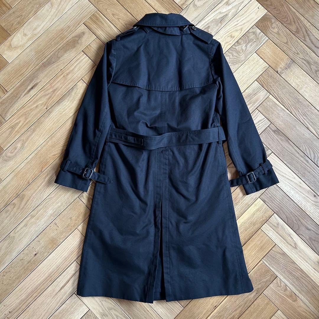美品 HYKE ハイク トレンチコート ウールライナー付き サイズ1 黒