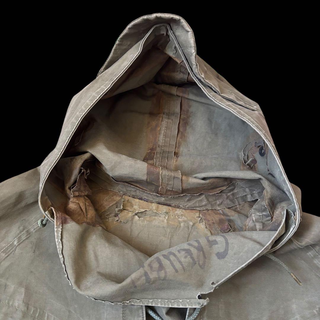 60s USN レインパーカー ヴィンテージ ミリタリー 実物 雰囲気系 ボロ