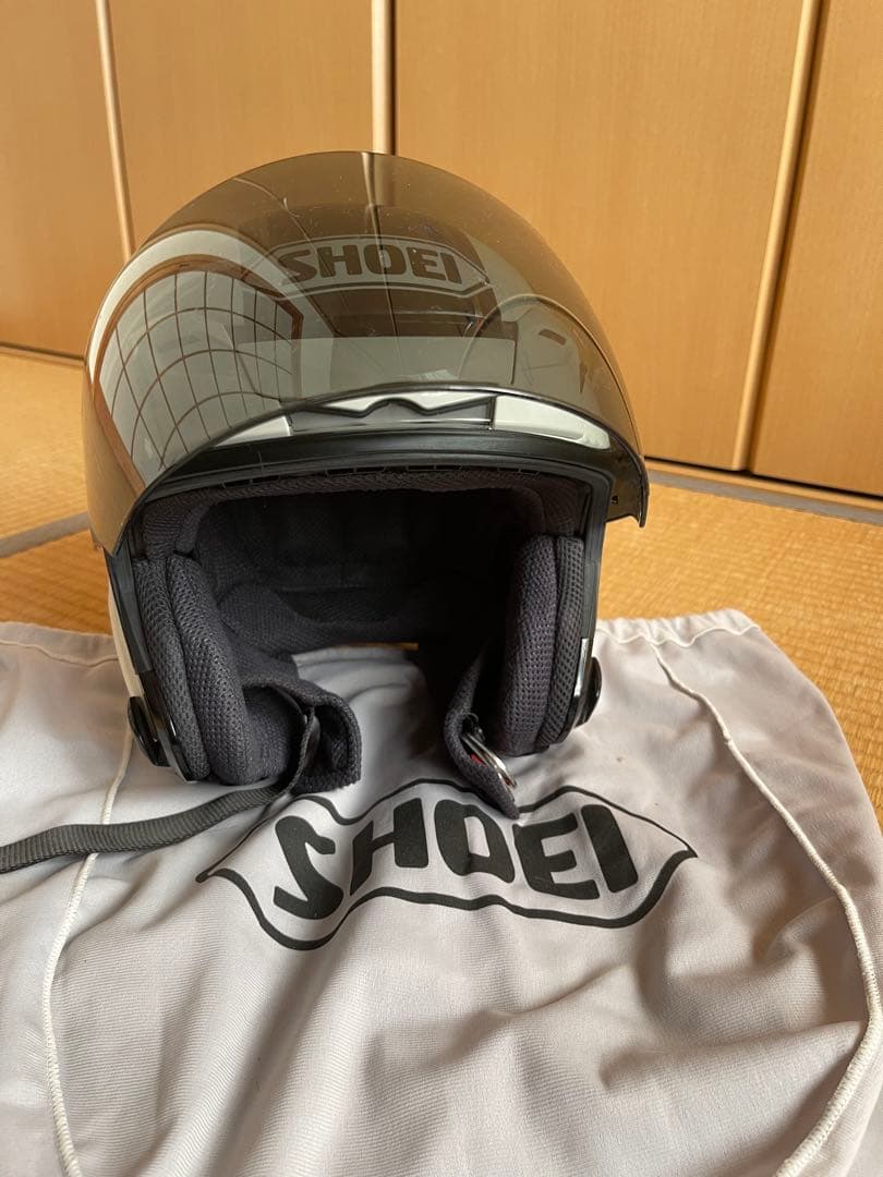 SHOEI ジェットヘルメット ホワイト/ブラック