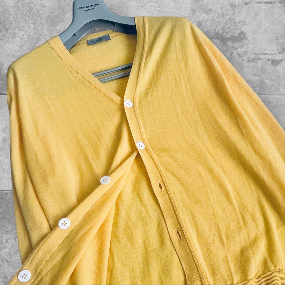 未使用❤️JOHN SMEDLEY カーディガン/イギリス製ピュアニューウールM