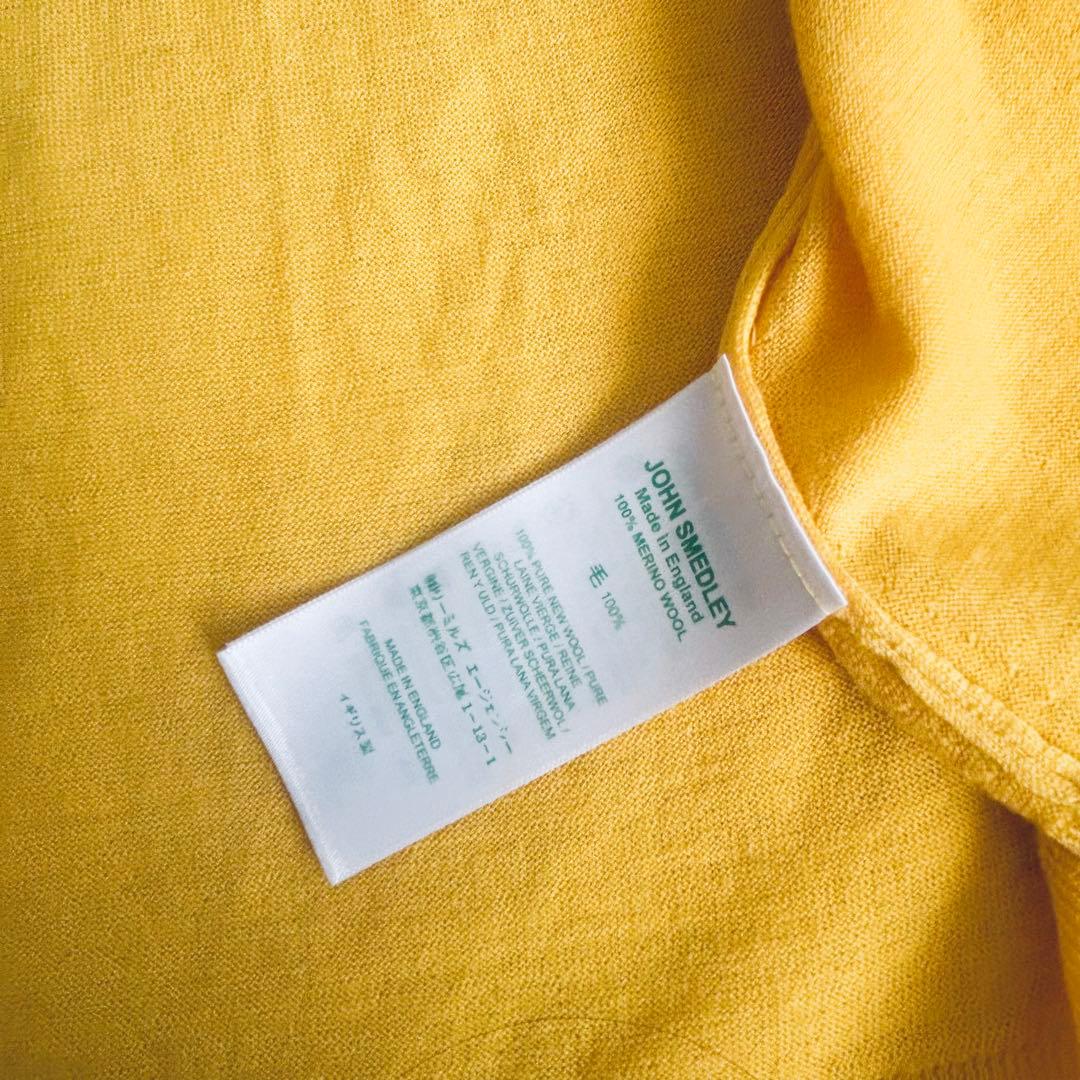 未使用❤️JOHN SMEDLEY カーディガン/イギリス製ピュアニューウールM