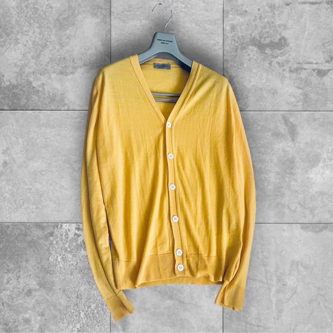 未使用❤️JOHN SMEDLEY カーディガン/イギリス製ピュアニューウールM