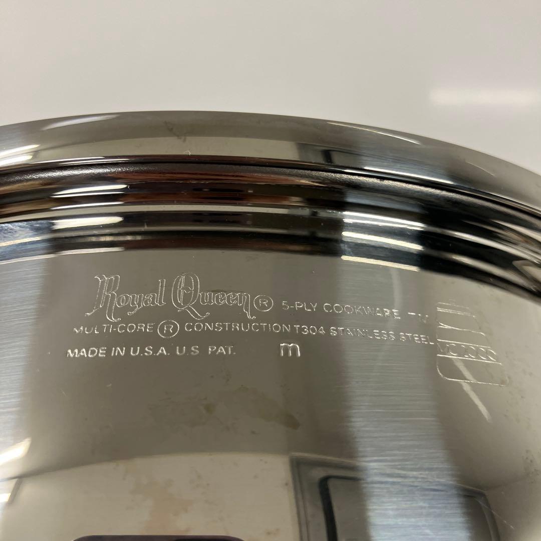 ロイヤルクイーン　20cm 両手鍋　蓋無し