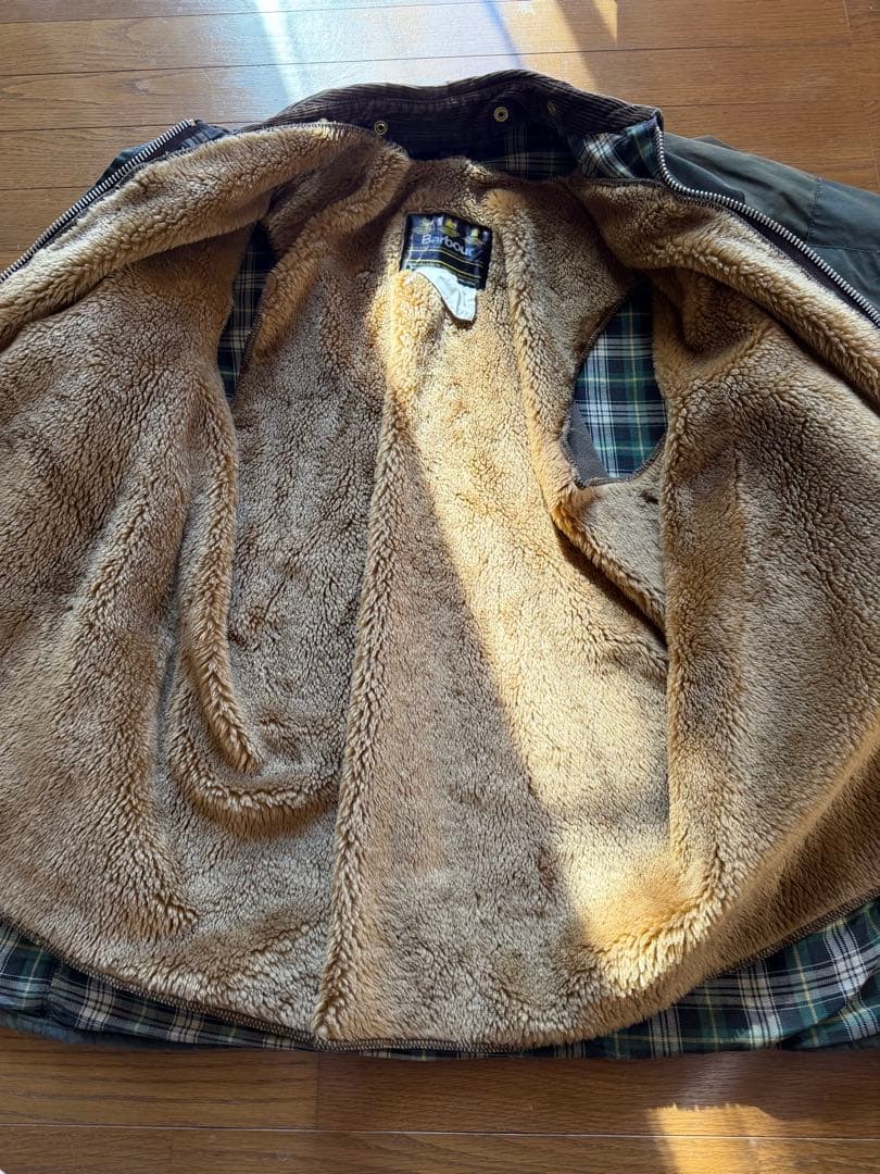 Barbour ライナー付き バブアー ビンテージ ゲームフェア C40
