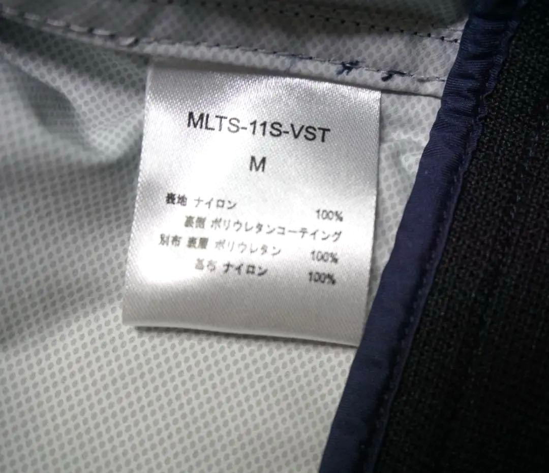 マーク＆ロナ　Triangle Squareナイロンベスト　フード脱着可