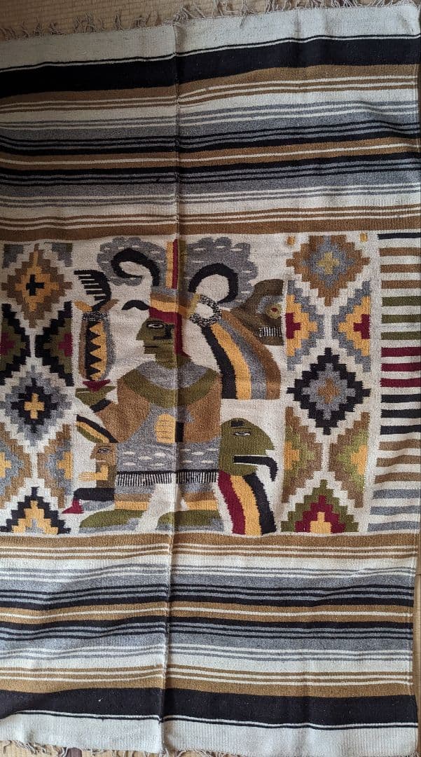 (ビンテージ)メキシコ ラグ