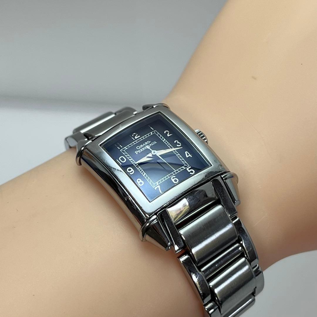 最終ジラールペルゴ ヴィンテージ1945レディース ブラック文字盤　手巻 スイス
