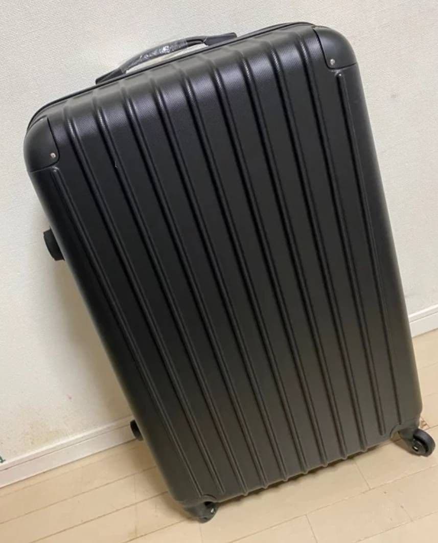 大容量　軽量　スーツケース 本体　高品質　Lサイズ　XLサイズ☆ブラック/