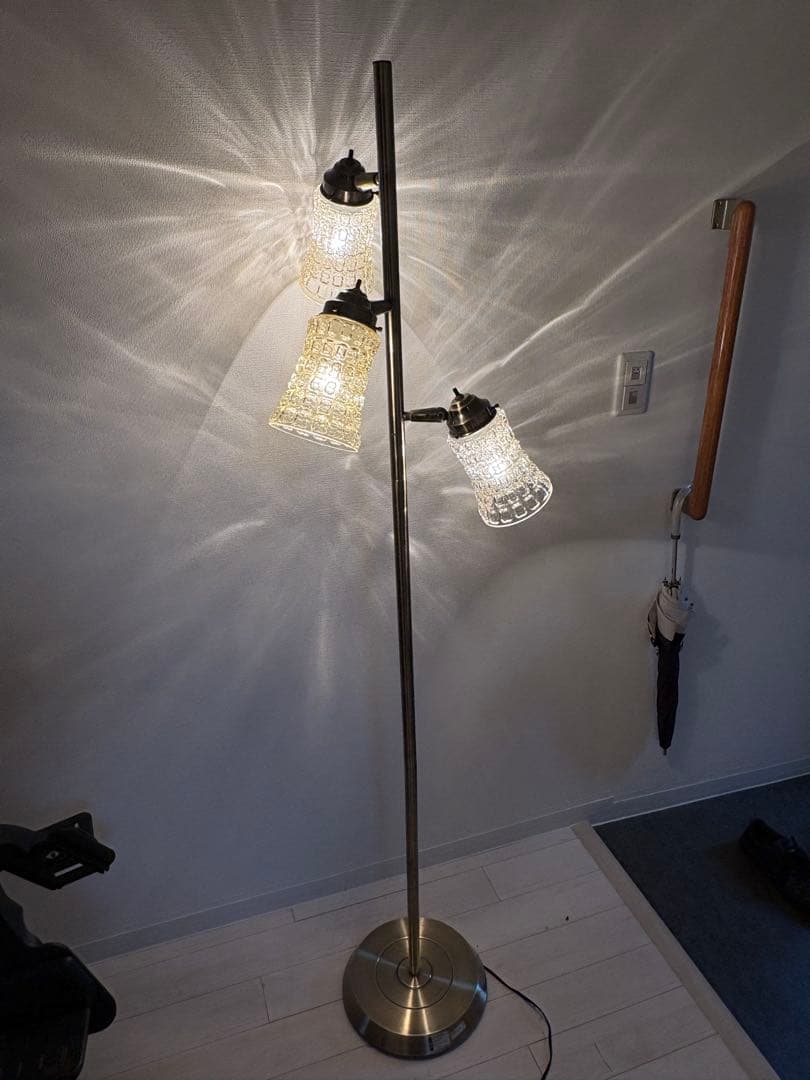 アートワークスタジオ フロアスタンド ガラス スタンドライト レトロ アメリカン