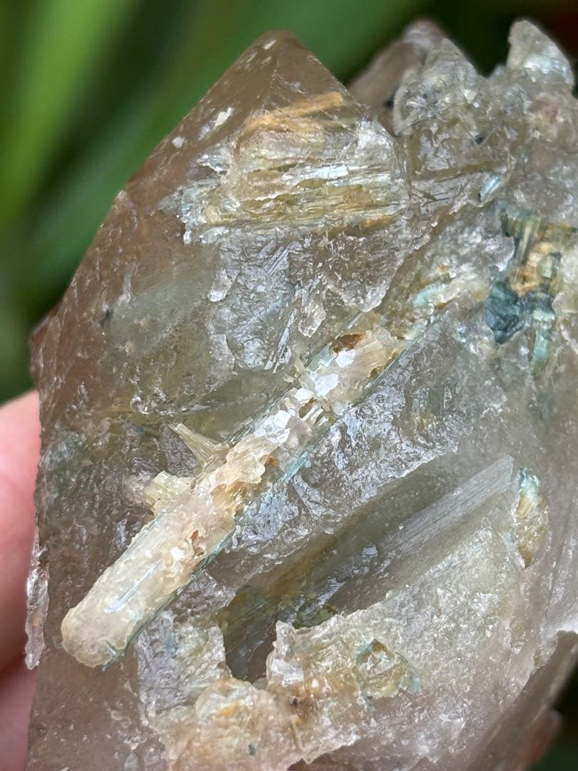 希少　ミナスジェライス産　ジャカレー　シトリン　トルマリン共生　230g