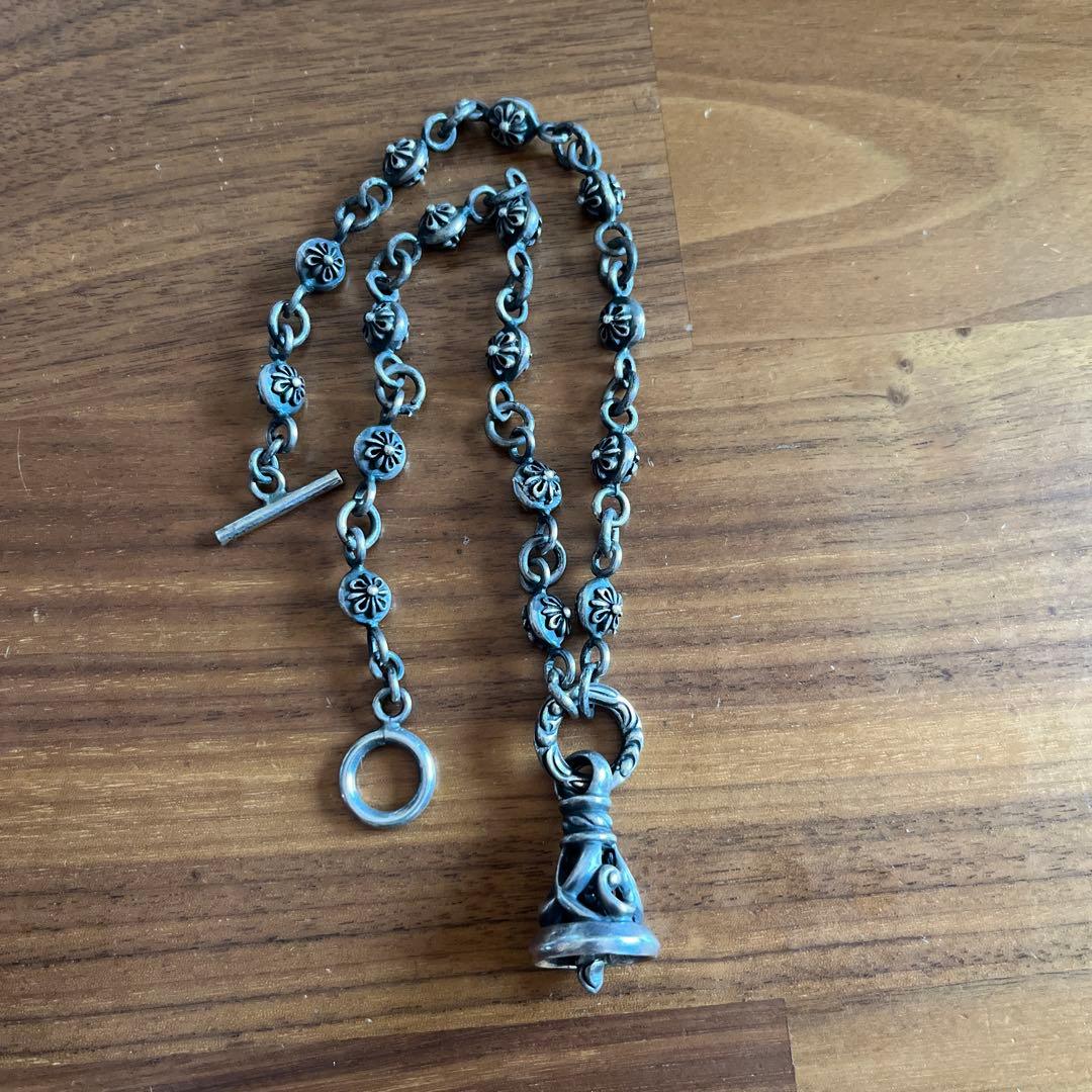 シルバー925 ベル型ペンダント ネックレス