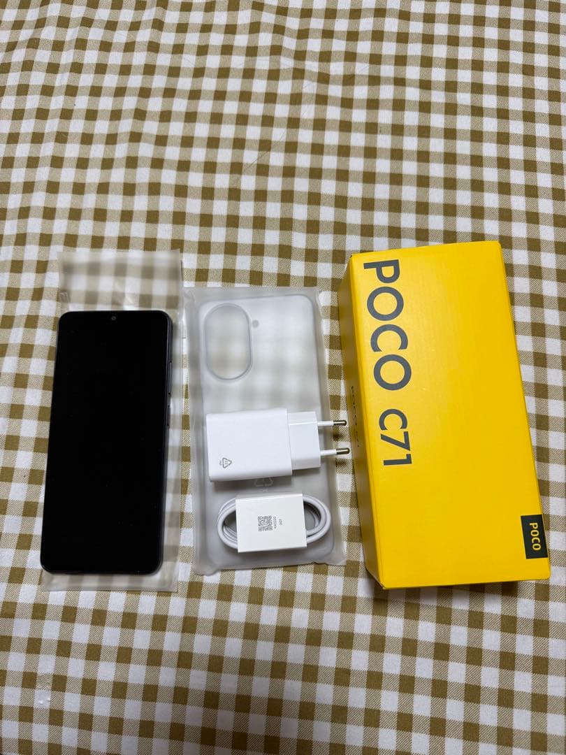 シャオミ　POCO C71 4GB RAM 128GB ブラック