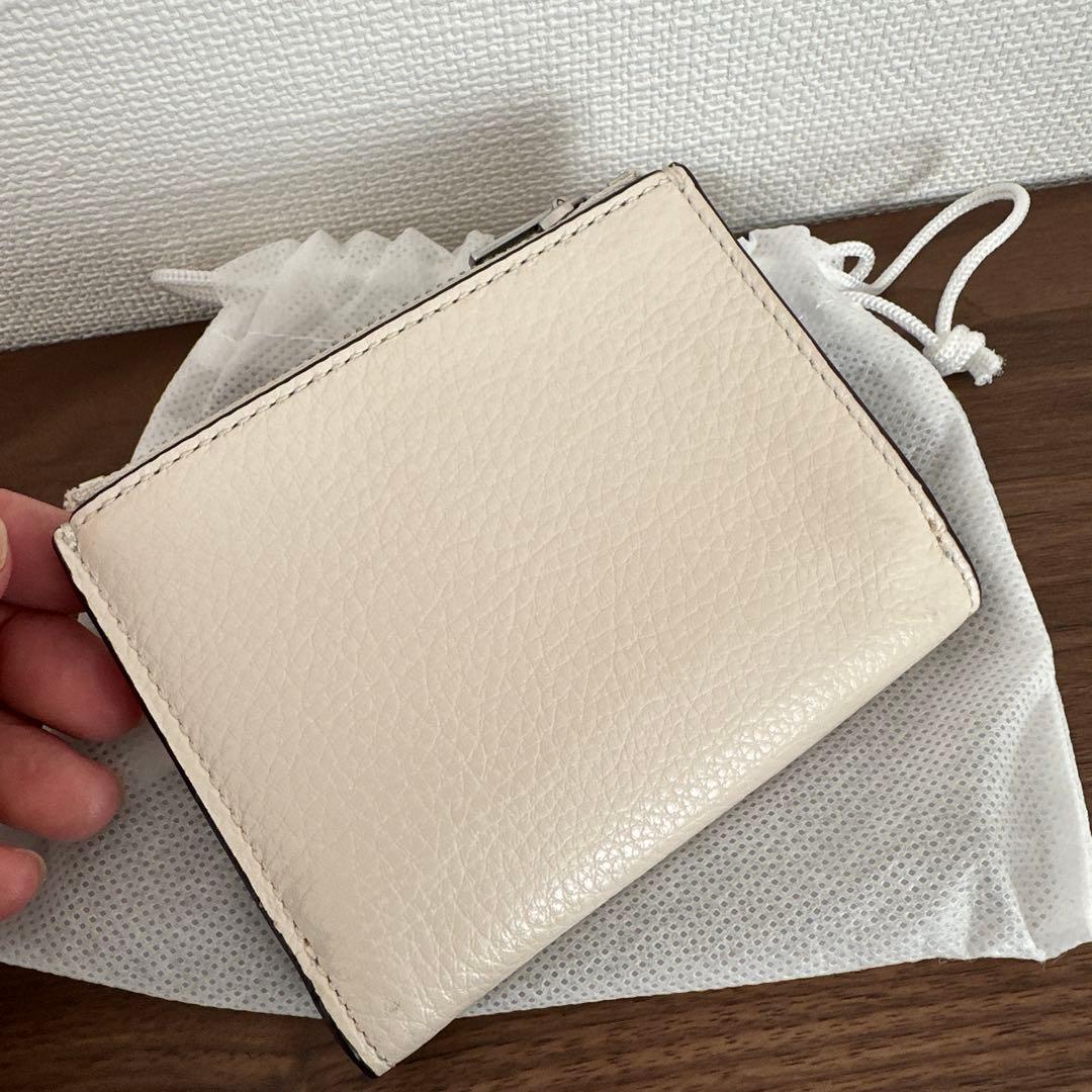 H*T様 COACH アイボリー 二つ折り財布