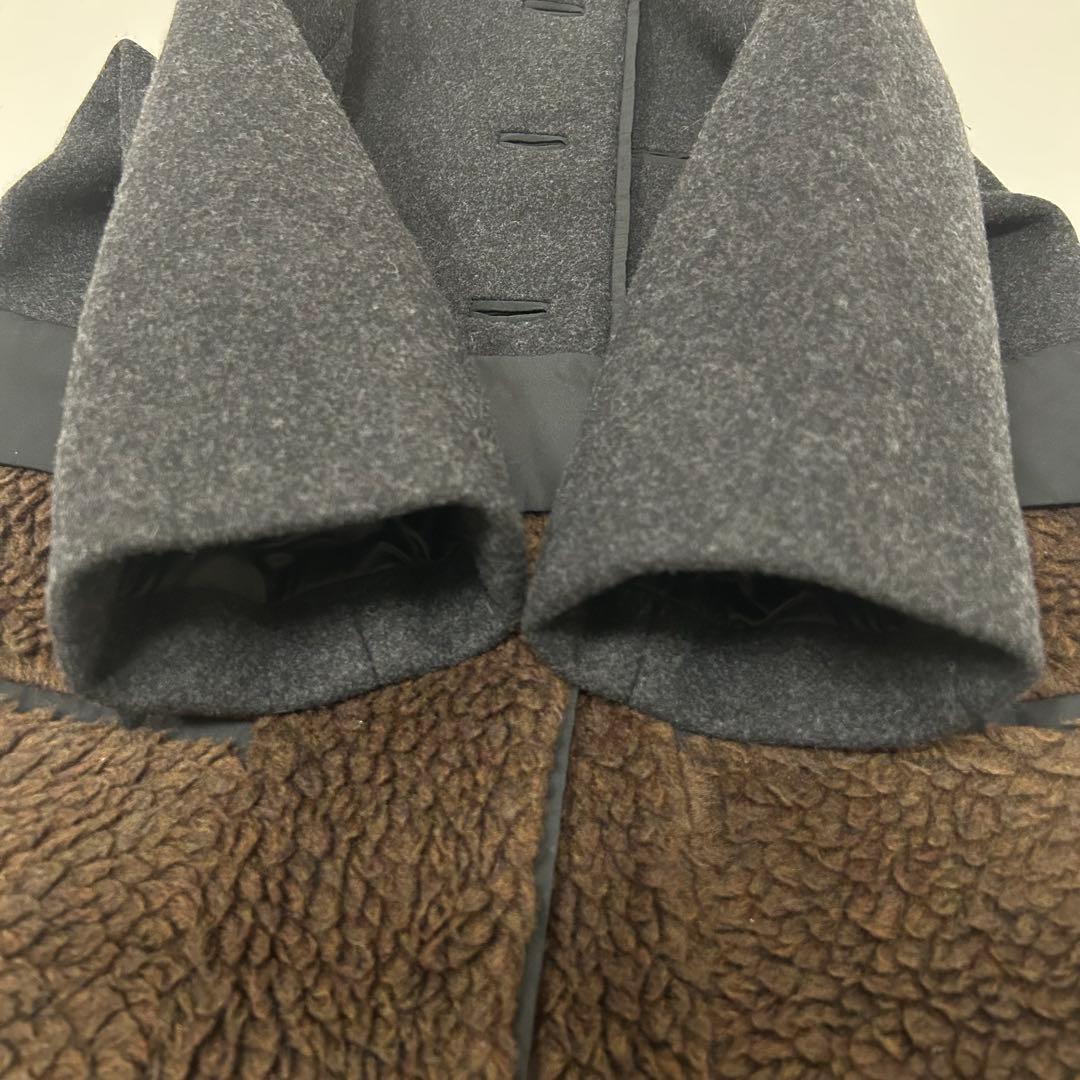 【美品】ルイ・ヴィトン　LOUIS VUITTON ロングコート ノーカラー