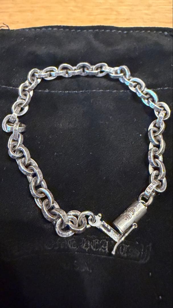 【F30】Chrome Hearts ペーパーチェーンブレスレット