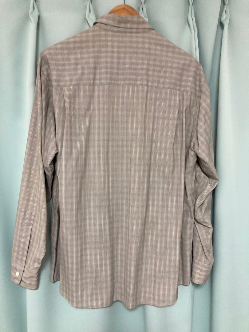 トップス AURALEE super light wool check shirts 4