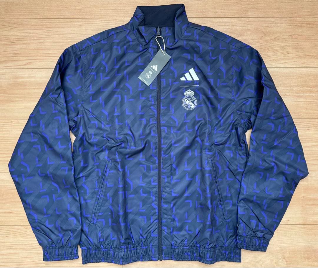 新品 アディダス レアルマドリード アンセムジャケット リバーシブルジャケット