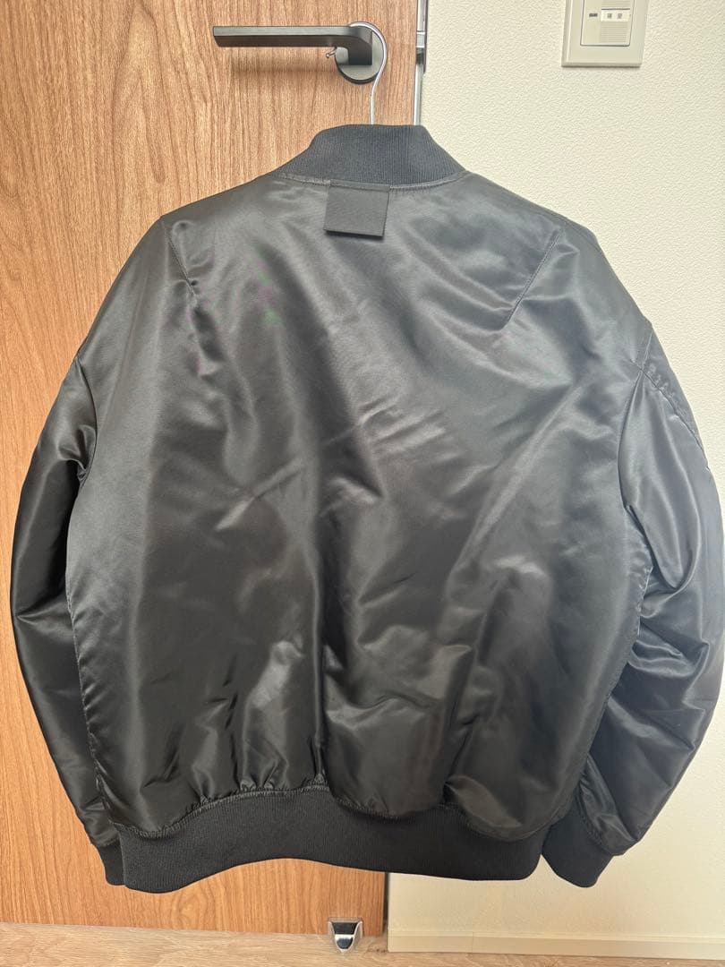 ユニクロ＋J MA-1 フライトジャケット ブラック Lサイズ
