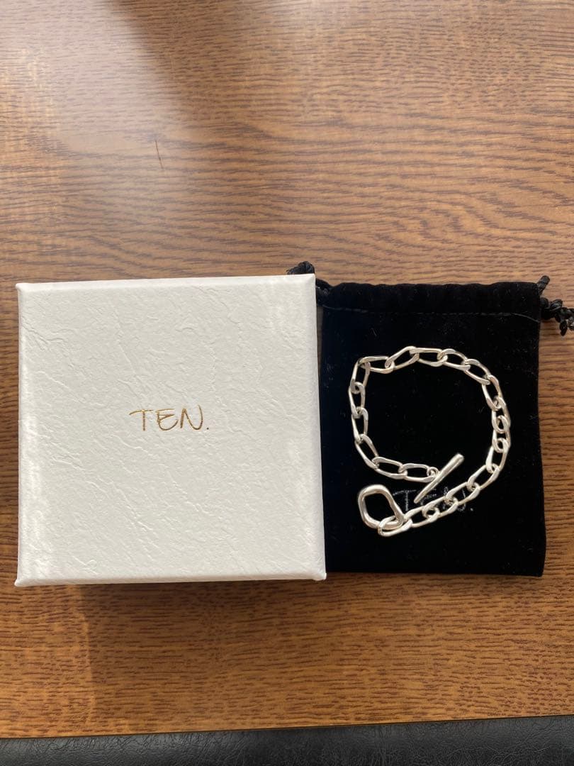 TEN. ムードフープブレスレット SV-M シルバー