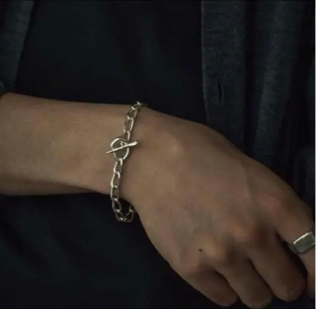 TEN. ムードフープブレスレット SV-M シルバー