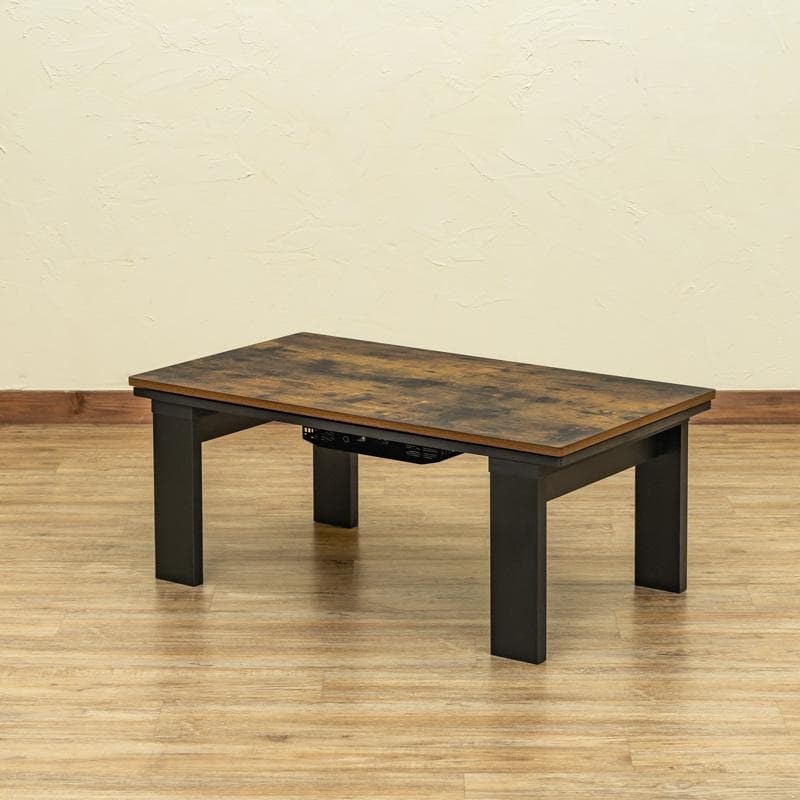 【新品・送料無料】モダンリビングコタツ　90×50　OAK/VBR/WAL