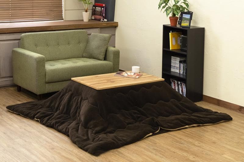 【新品・送料無料】モダンリビングコタツ　90×50　OAK/VBR/WAL