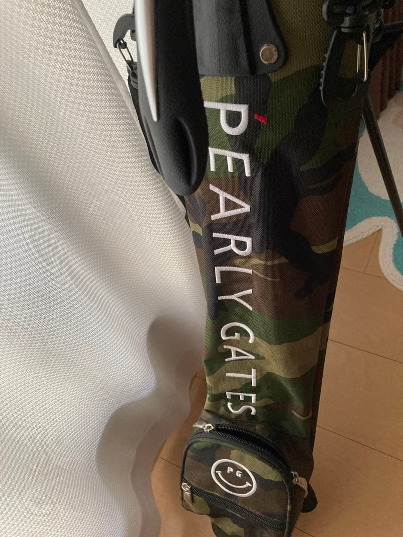 PEARLY GATES 迷彩柄 セルフスタンドゴルフバッグ