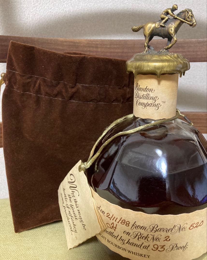 88年　ブラントン シングルバレル バーボンウイスキー