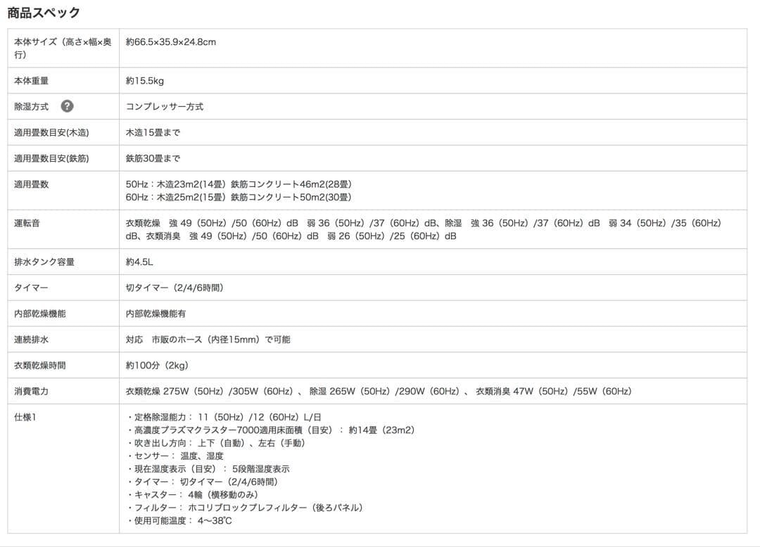 SHARPシャープ 衣類乾燥 除湿機 2024年製 CV-R120-W