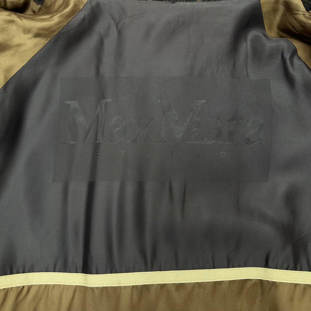 マックスマーラ　シャギーコート　ロングコート　アルパカ混　 大きいサイズ　42