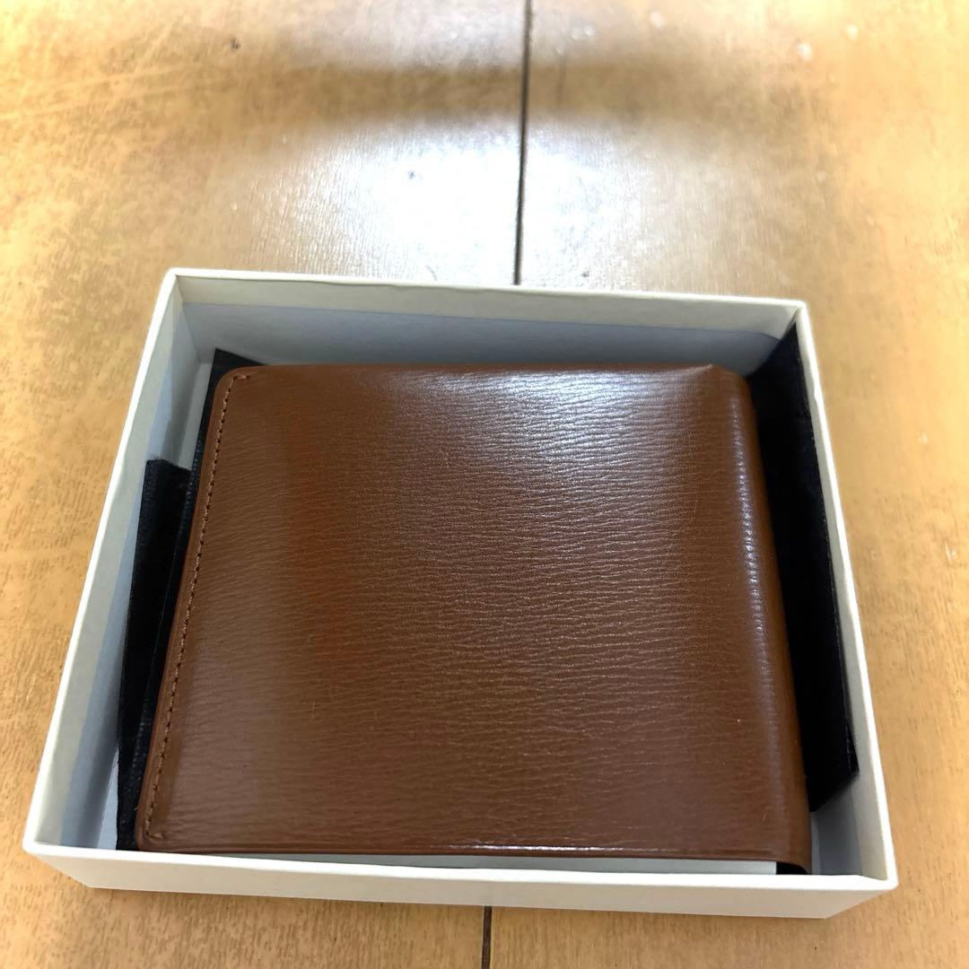 CYPRIS 新品未使用)キプリス　レザー マネークリップ ブラウン