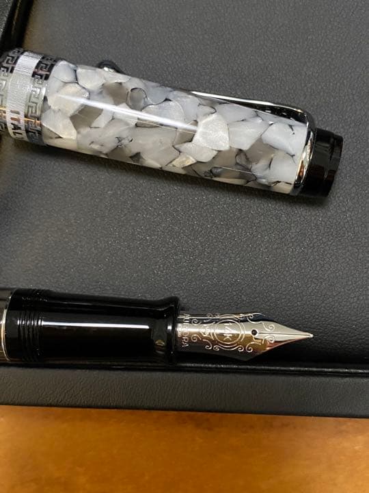 AURORA オプティマ Optima 万年筆 14金 極細字EF