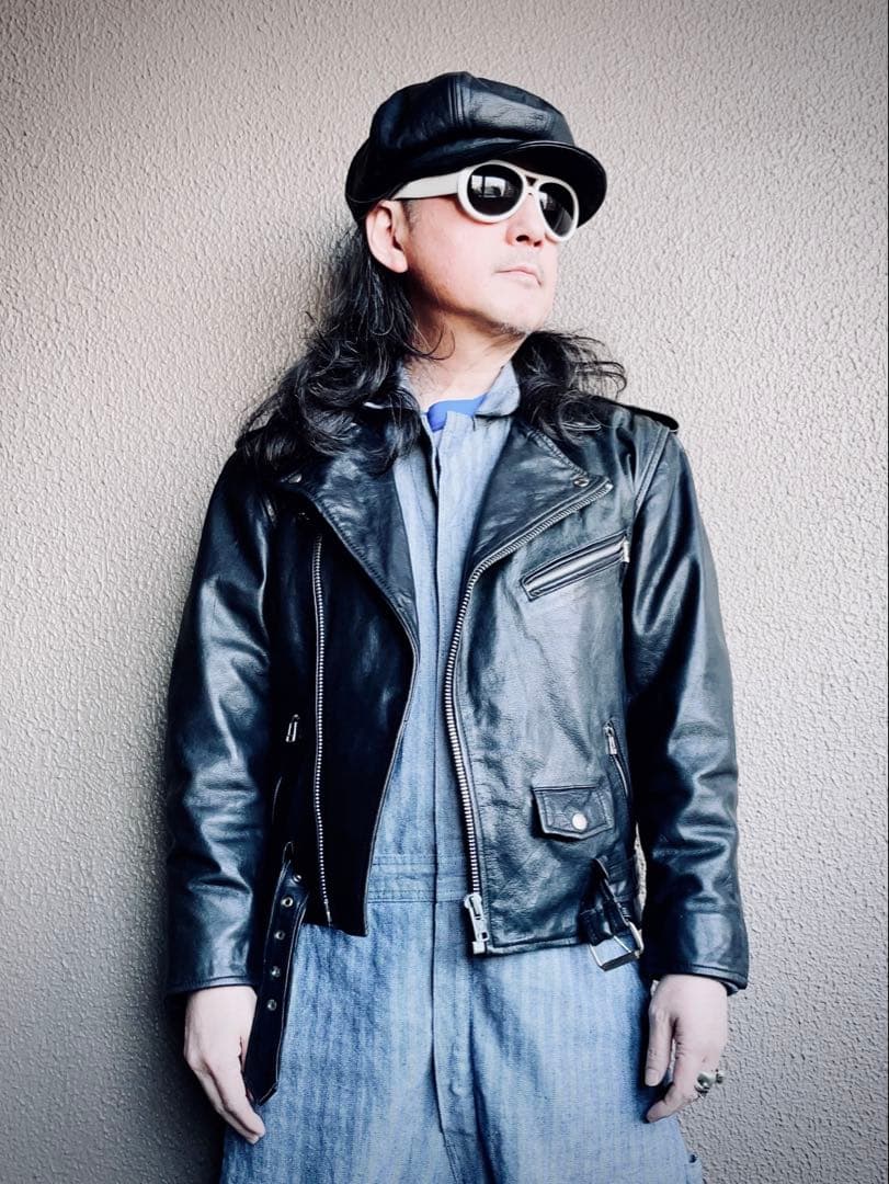 80〜90s vintage GOLDEN FLEECE ライダースジャケット