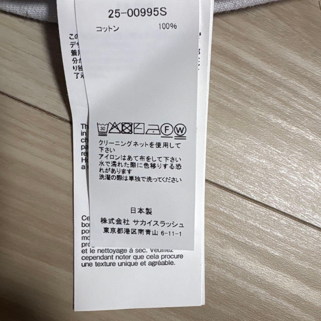 sacai Carhartt ホワイト Tシャツ