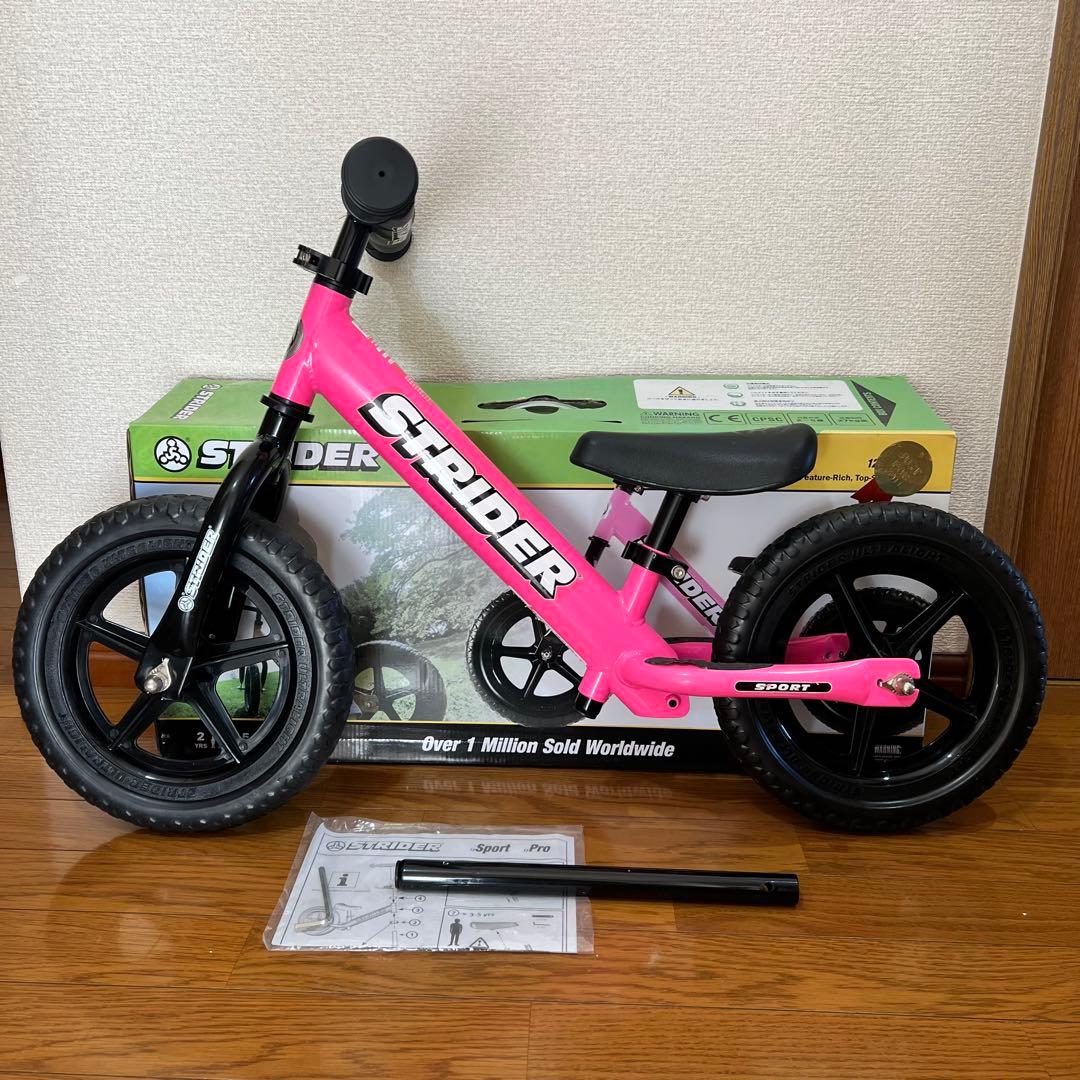 STRIDER バランスバイク ピンク 12インチ スポーツモデル ストライダー