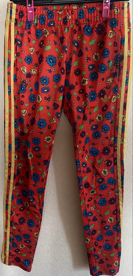 かくかくしかじかadidas ロデオクラウンズコラボ 花柄ジャージS 上下セット