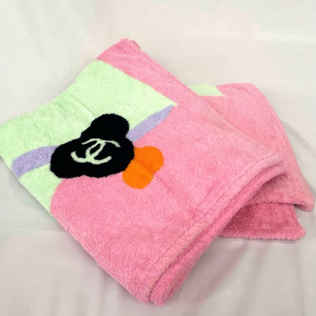 シャネル タオルケット ビーチタオル マルチカバー CHANEL ヴィンテージ