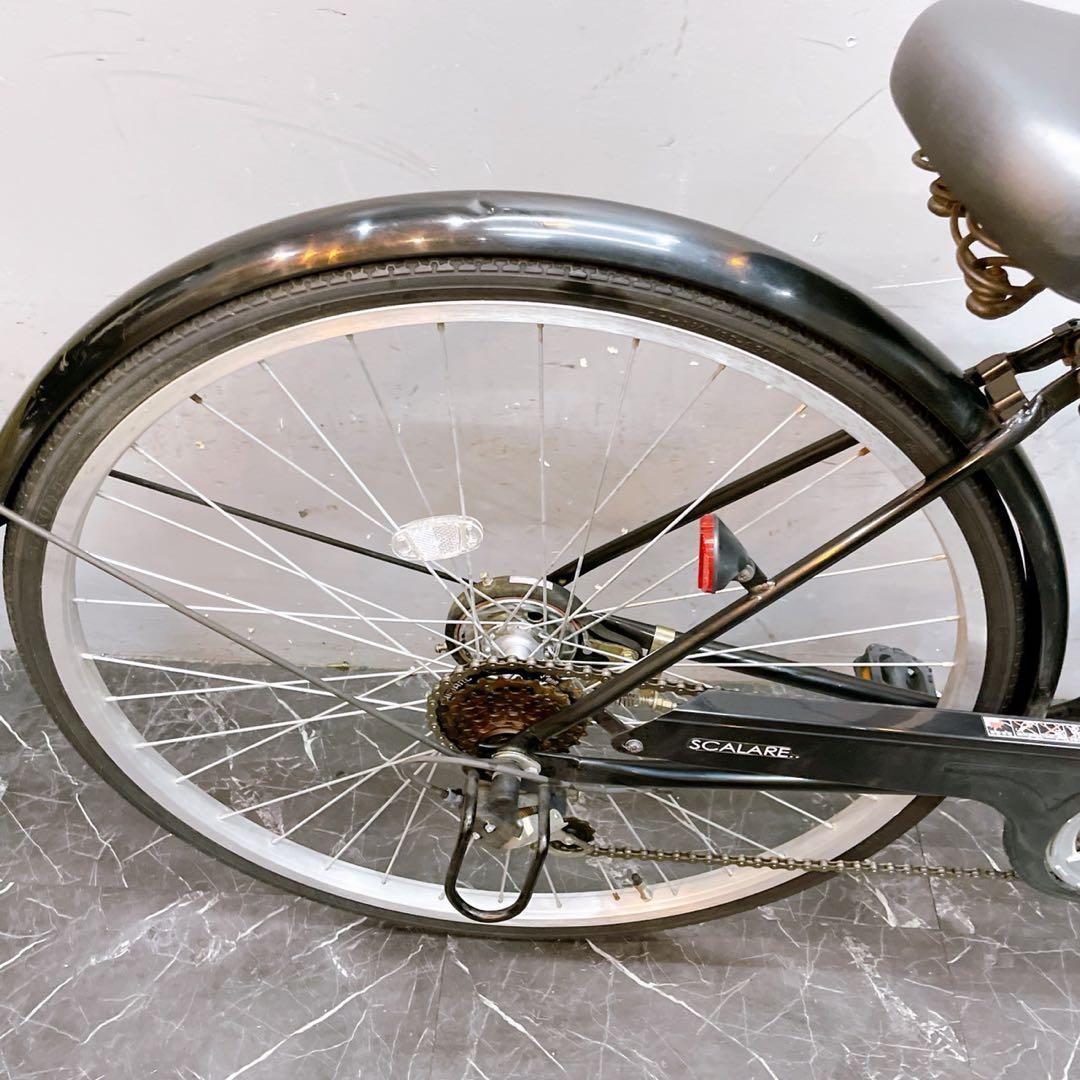 【940】《関西 引き取り》一般車 ママチャリ SCALARE ブラック