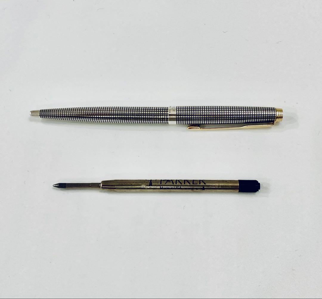 シルバー925◆パーカー ♯75シズレ スターリング 純銀ボールペン 1970s