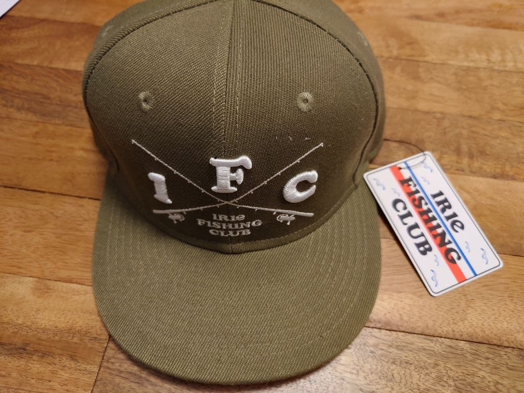 Irie Fishing Club キャップ オリーブ　釣具のPOINT