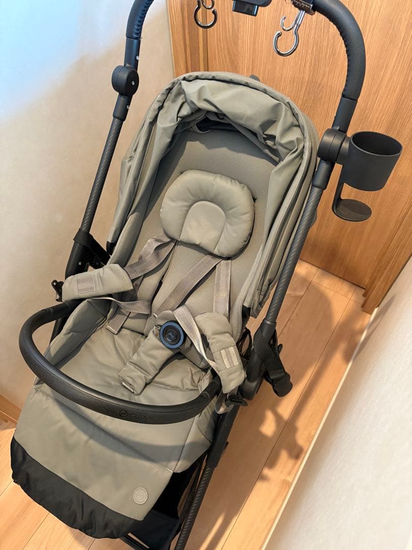 【美品】サイベックス　2021年式メリオカーボン　A型ベビーカー　ソーホーグレー