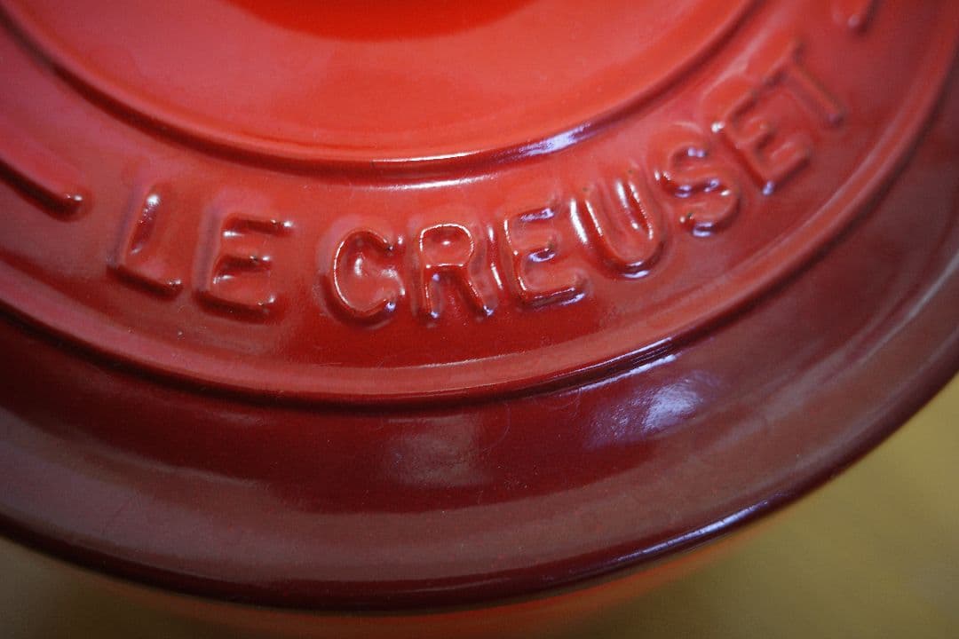 ル・クルーゼ　ココット・エブリィ 18 チェリーレッド　インナーリッド付き