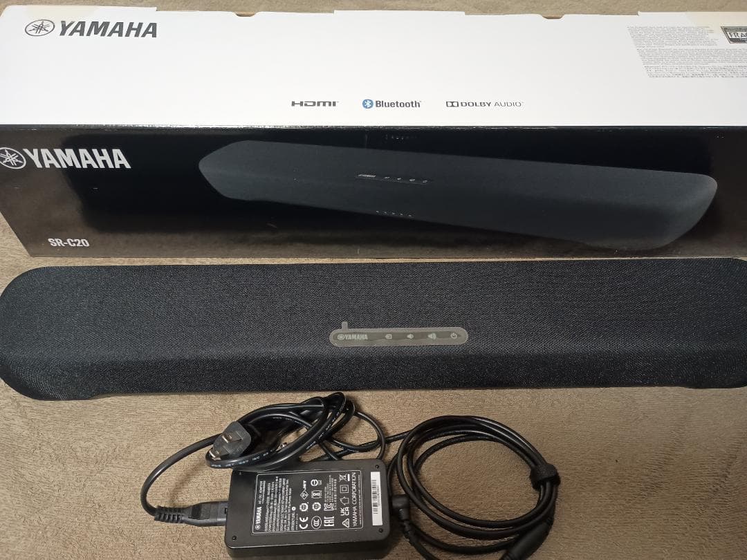 YAMAHA サウンドバー 幅60cm Bluetooth対応 SR-C20A