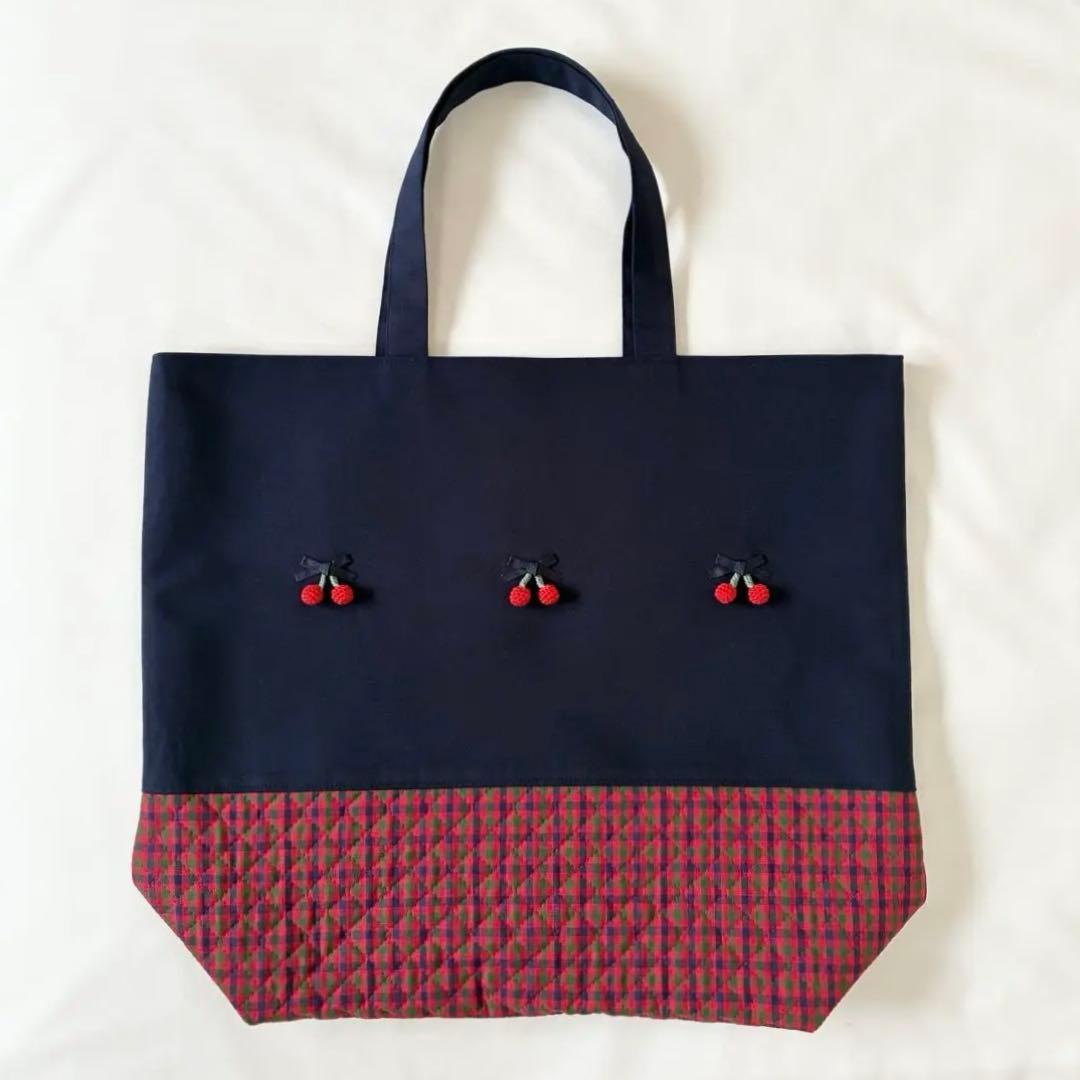 ねこまま　ファミリア風　レッスンバッグ　上履き入れ　体操着入れ　【1/3】