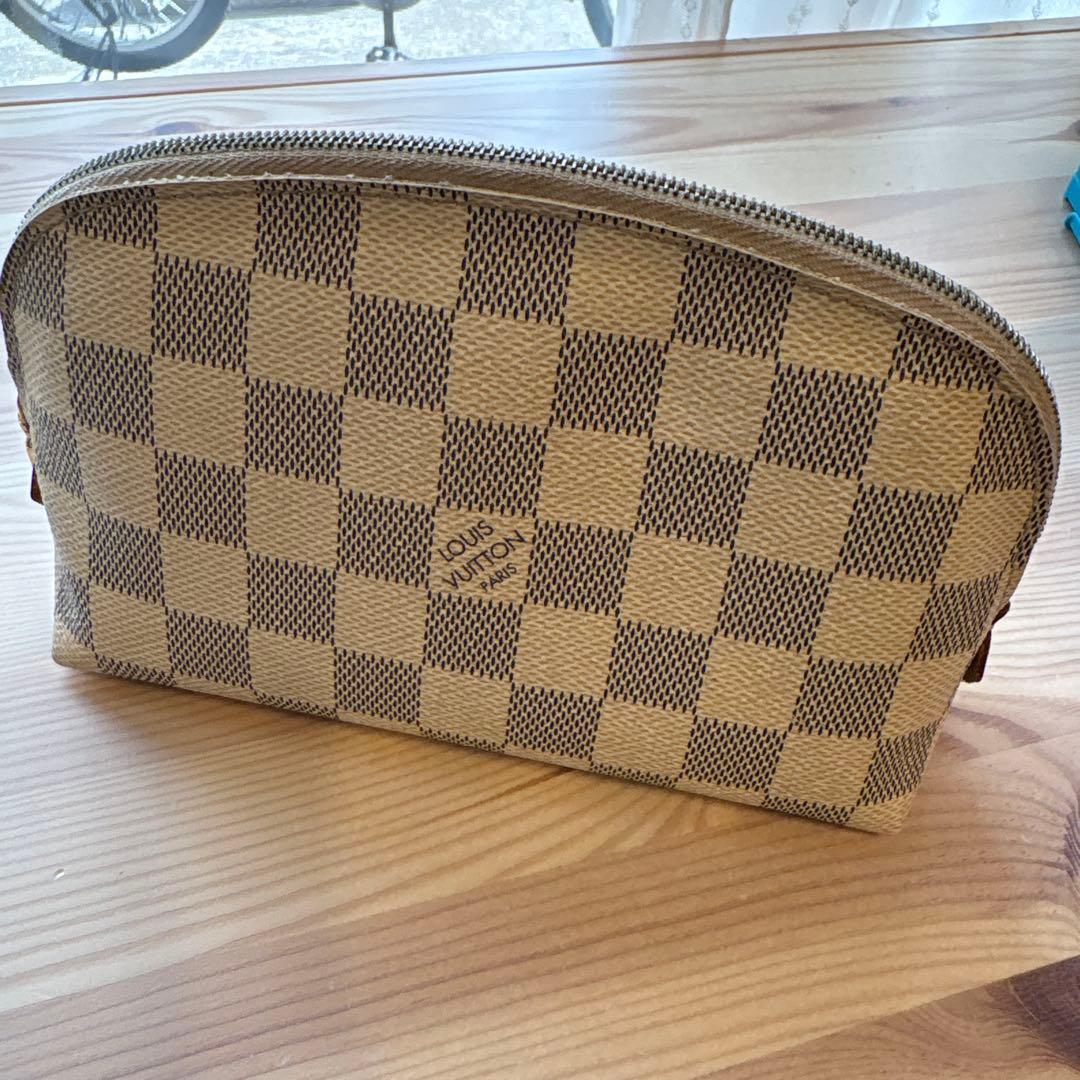 ルイ・ヴィトン ポーチ ダミエ アズール ポシェット コスメティック