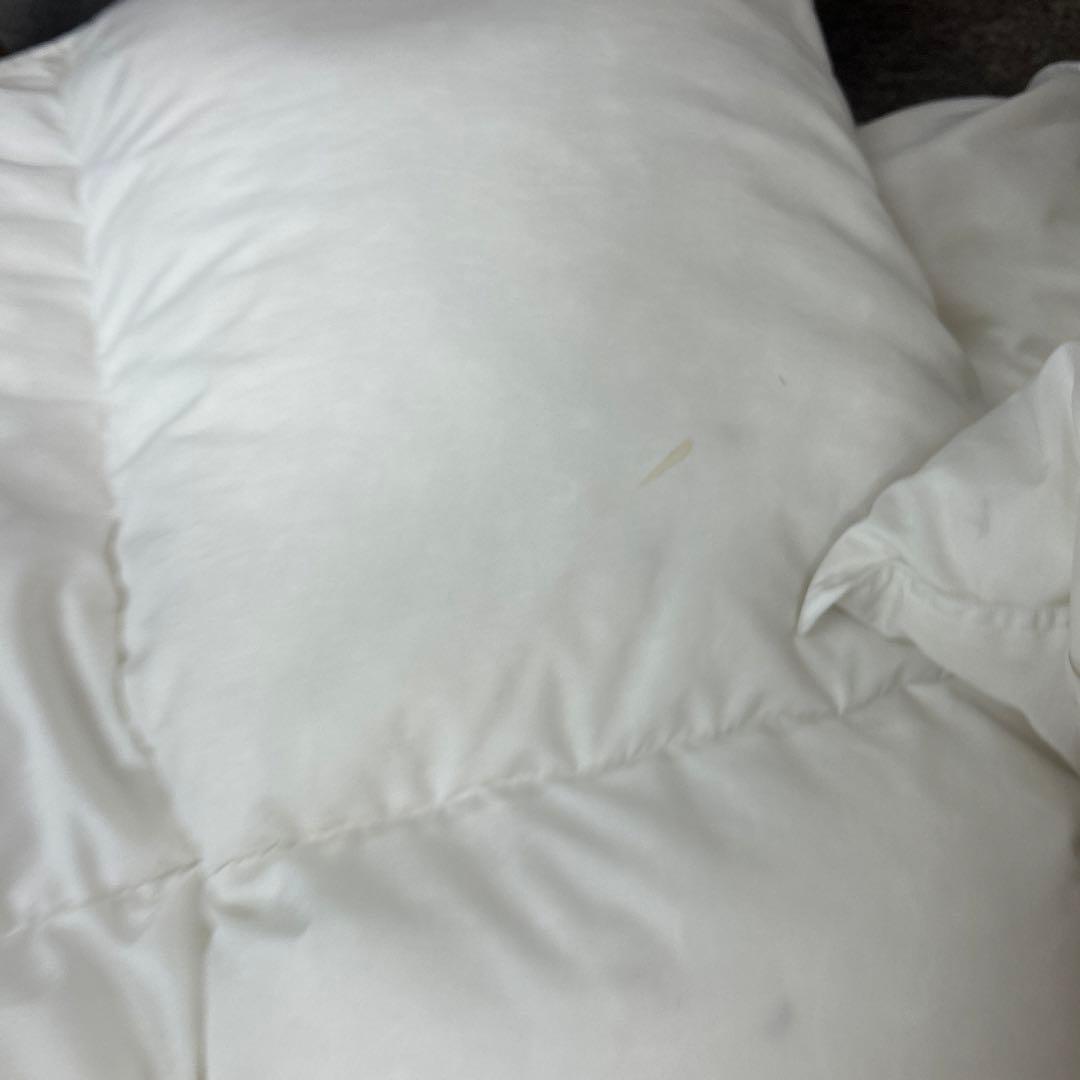 【国産高級羽毛布団】無地　シングルサイズ