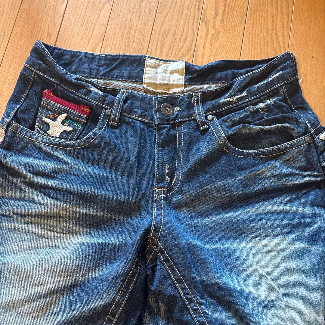 ロリータジーンズ　デニム　パンツ　奈良美智さんコラボ　希少　Мサイズ